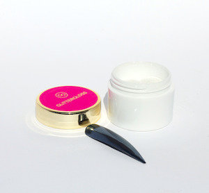 Glittergloss Chrome: Glitter Gloss Chrome - Gunmetal Glam White