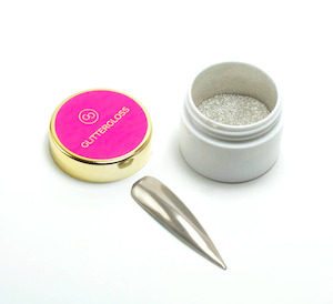 Glittergloss Chrome: Glitter Gloss Chrome - Silver Chrome
