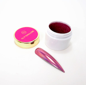 Glittergloss Chrome: Glitter Gloss Chrome - Rose Holo.