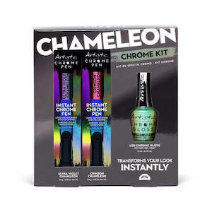 Artistic Chrome Pens: Artistic Chrome 3pc Kit - Chameleon Look