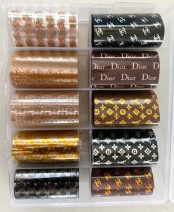 Nail Art Foil: Nail Art Foil - Miss Bliss Collection - Boujie Print