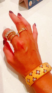 Silver with Gold Plated Open Ring 20230209zhubao