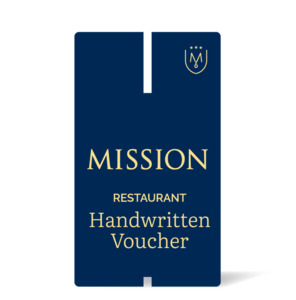 Restaurant Handwritten Voucher