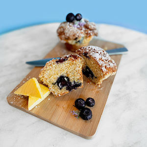 Mixed berry mini muffins