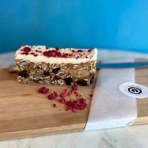 Products: Almond & cranberry granola slice