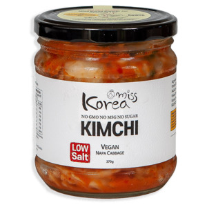 Miss Korea Vegan Classic Low Salt Kimchi - Low Salt (A Miss Korea classic!)