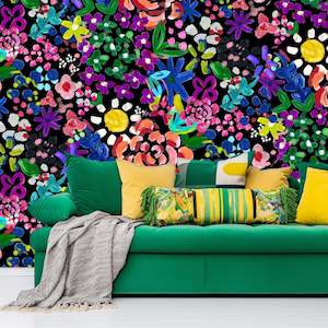 Misslolo Wallpaper: Night Blooms Wallpaper by Miss Lolo