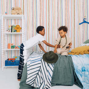 Misslolo Wallpaper: Striped Pajamas Wallpaper by Miss Lolo