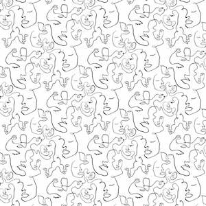 Face First Fabric by Miss Lolo