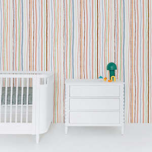 Striped Pajamas Peel + Stick by Miss Lolo