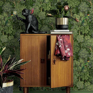 Amazonia Macaw Wallpaper by Aspiring Walls