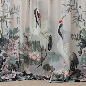 Mokum: Mizu Garden Fabric Panel by Mokum