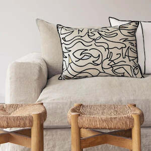 Anamorphose Cushion Cover by Casamance