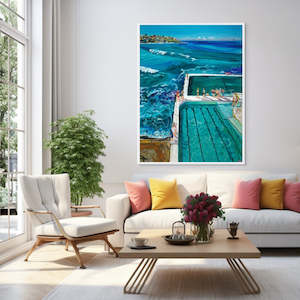 Art Work: Ice Bergs Pool, Bondi by Rachel Rae