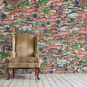 Peel And Stick Wallpaper: Fish N Chips Peel + Stick by Miss Lolo