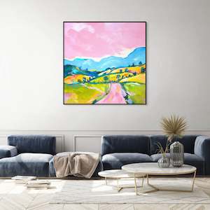 Julia Ockert Artwork: Pastel Landscape V2 by Julia Ockert