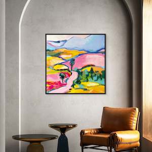 Julia Ockert Artwork: Pastel Landscape V1 by Julia Ockert