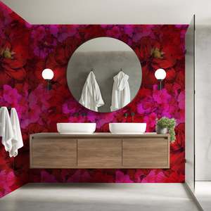 Vinyl Wallpaper: Tickled Pink Vinyl Wallpaper