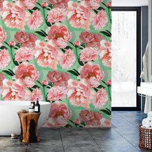 Vinyl Wallpaper: Peony Burst Vinyl Wallpaper