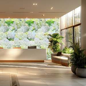 Miss Lolo Tiles: Happy Hydrangeas Tiles by Miss Lolo