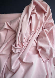 Fabric: Go To Organics - Jersey Knit, Shell Pink