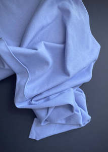 Go To Organics - Cotton Ribbing, Periwinkle Blue