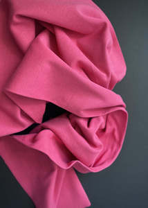 Go To Organics - Cotton Ribbing, Pomegranate