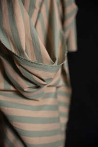 Linen: Land & Sea Organic Cotton Linen Stripe Fabric