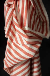 Linen: Gala Organic Cotton Linen Stripe Fabric