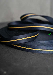 Bag Webbing - Long Road 30mm Gold