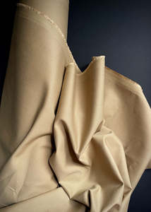 8.5oz Organic Cotton Sateen - Buff