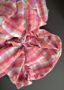 Sorbet Seersucker Check