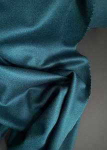 Plush Pure Wool Coating, Ocean