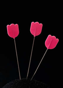 Under 20: Tulip Cellulose-Head Pins - Thin