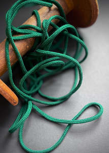 Ribbon Trim: 5mm Acrylic Cord, Hunter Green