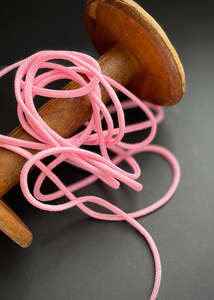 Ribbon Trim: 5mm Acrylic Cord, Bubblegum Pink