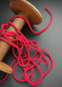 5mm Acrylic Cord, Red