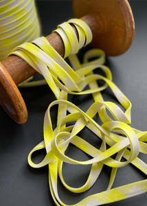 Ribbon Trim: DOUBLE FOLD BIAS BINDING, Neon Fizz