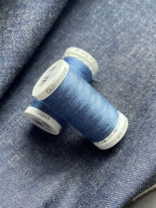 Gutermann Denim Thread. Mid Blue 6075