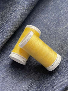 Jeans Denim: Gutermann Denim Thread. Lemon Yellow 1380