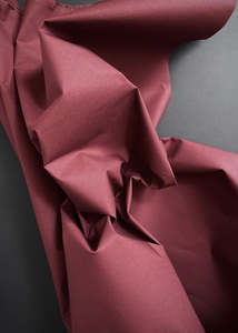 Cotton Drill Canvas: Lightweight Dry Oilskin - Rustic Red