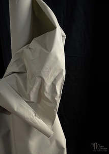 Cotton Drill Canvas: Lightweight Dry Oilskin - Silver Sage