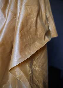 Cotton Drill Canvas: Dark Tan 8.5oz Traditional Oilskin