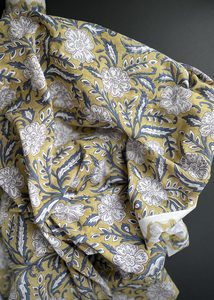 Hand Printed Cotton - Lyon