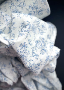 Light Weight: Cotton Double Gauze - Jardin Porcelain