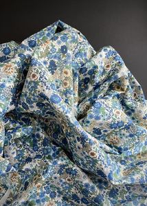 Flownny II, Light Blue - Fine Cotton Lawn