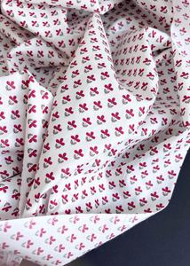 Hana Floral, Red - Fine Cotton Lawn