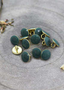 Atelier Brunette: Gem Buttons - Cactus. 9mm