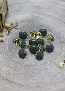 Atelier Brunette: Gem Buttons - Cedar. 9mm