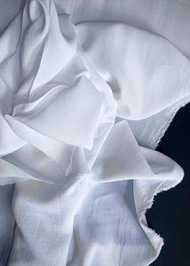 Viscose Moss Crepe - Optic White